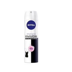 Спрей дезодорант Nivea Black & White Invisible цена и информация | Дезодоранты | pigu.lt