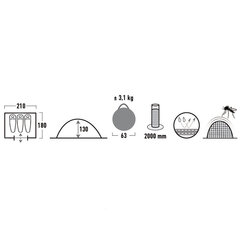 Палатка Хай Пик Свифт 3 цена и информация | Палатки | pigu.lt