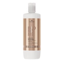 Atkuriamasis šampūnas šviesiems plaukams Schwarzkopf Professional Blond Me Keratin Restore 1000 ml kaina ir informacija | Šampūnai | pigu.lt