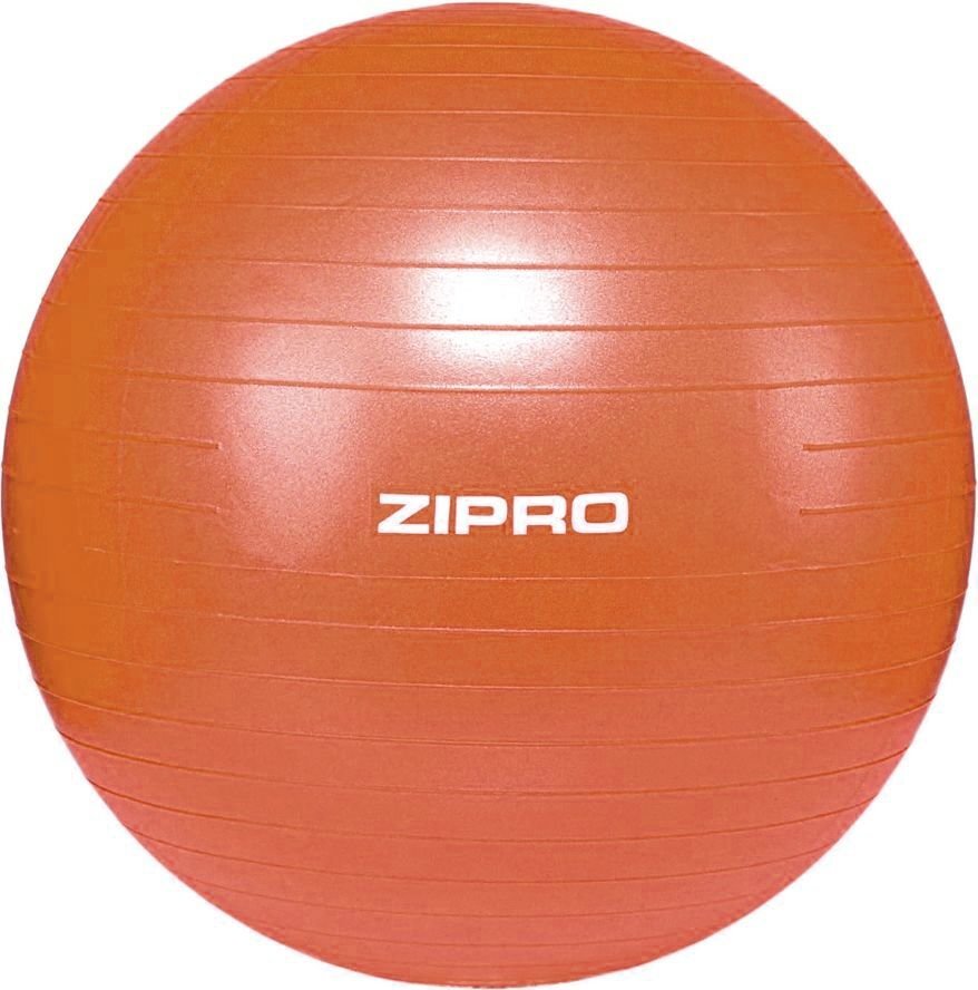 Gimnastikos kamuolys su pompa Zipro, 55 cm, oranžinis kaina ir informacija | Gimnastikos kamuoliai | pigu.lt