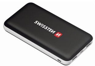 Swissten iNLIGHT Premium Recovery Power Bank 2.1A / USB / 10000 mAh Черный цена и информация | Зарядные устройства Power bank  | pigu.lt