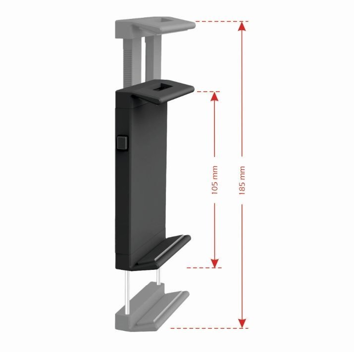 Swissten S-Grip T1-OP universalus laikiklis planšetėms, telefonams, navigacijoms, Juoda цена и информация | Telefono laikikliai | pigu.lt