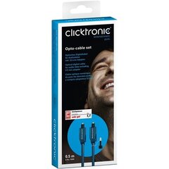 Clicktronic 70365, Toslink, 0.5 m kaina ir informacija | Clicktronic Buitinė technika ir elektronika | pigu.lt