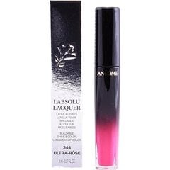 Lūpų blizgis Lancome L'Absolue, 344 Ultra Rose, 8 ml kaina ir informacija | Lūpų dažai, blizgiai, balzamai, vazelinai | pigu.lt