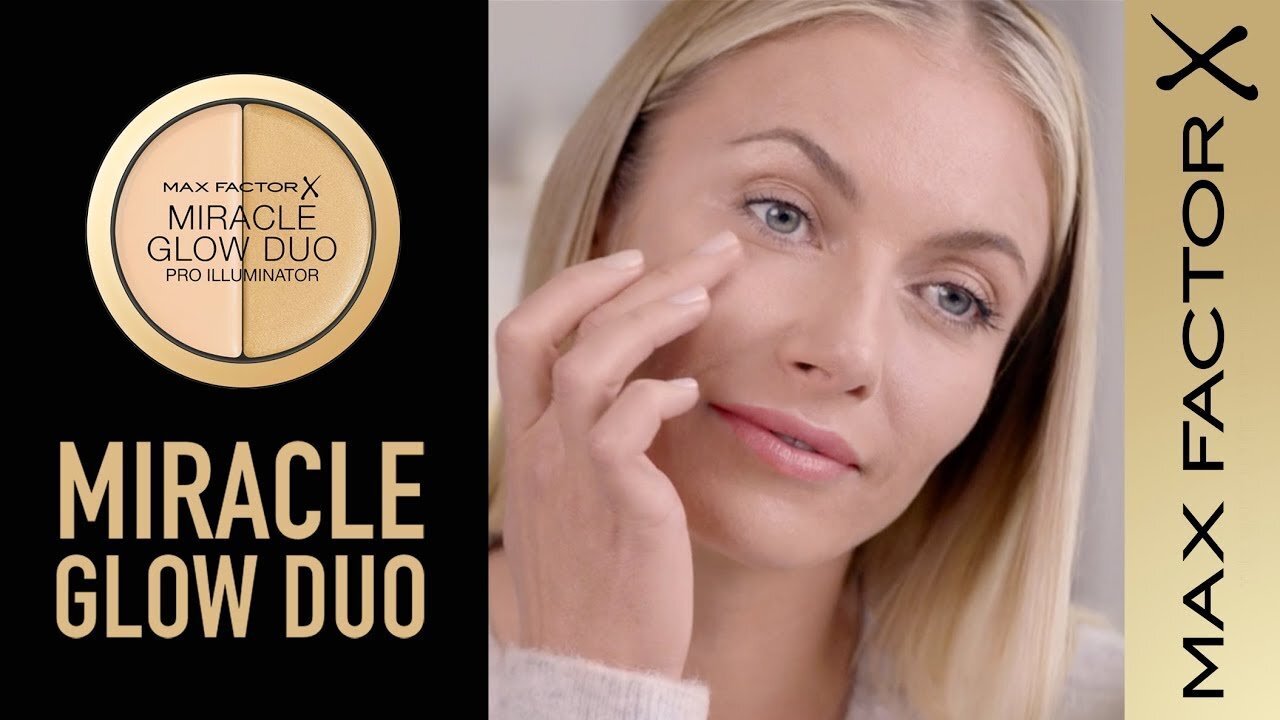 Spindesio suteikianti priemonė Max Factor Miracle Glow Duo Pro,10 Light, 11 g kaina ir informacija | Bronzantai, skaistalai | pigu.lt