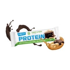 Батончик Max Sport Protein batonėlis с шоколадом и орехами, 60 г цена и информация | Батончики | pigu.lt