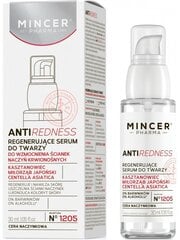 Regeneruojamasis veido serumas Mincer Pharma Anti-Redness 1205 30 ml kaina ir informacija | Mincer Pharma Kvepalai, kosmetika | pigu.lt