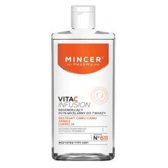 Мицеллярная вода Mincer Pharma Vita C Infusion No.611 500 мл цена и информация | Средства для очищения лица | pigu.lt