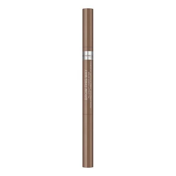 Antakių pieštukas su šepetėliu Rimmel This Way, 001 Blonde, 0.25 g kaina ir informacija | Antakių dažai, pieštukai | pigu.lt