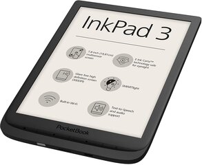 PocketBook InkPad 3 PB 740, Juoda kaina ir informacija | Elektroninių knygų skaityklės | pigu.lt