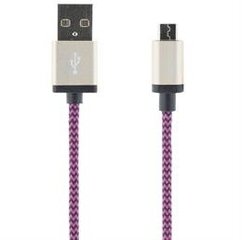 Streetz USB 2.0, 1m, Micro-118 цена и информация | Кабели для телефонов | pigu.lt