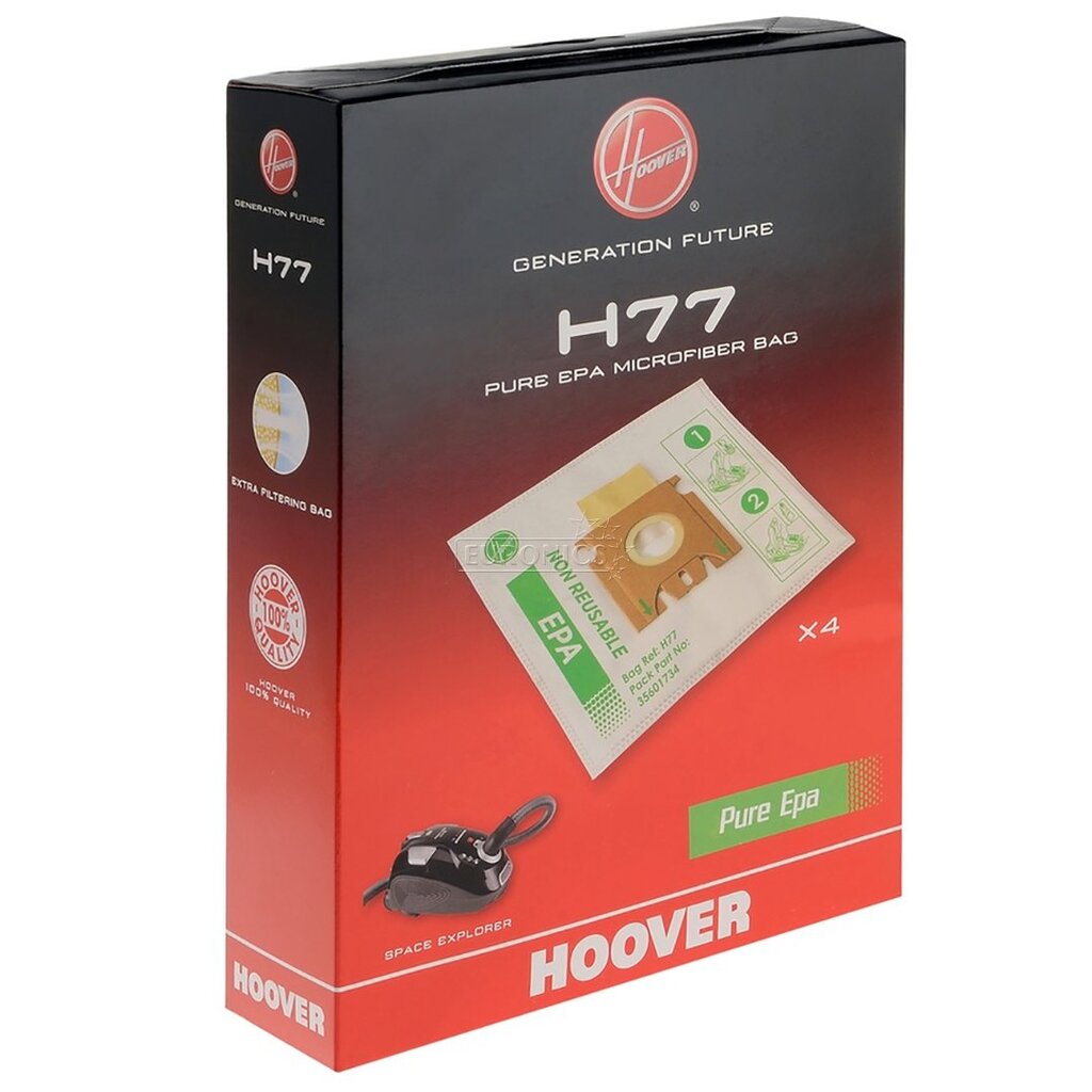Hoover H77 kaina ir informacija | Dulkių siurblių priedai | pigu.lt