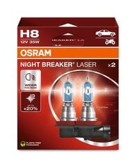 Автомобильная лампа Osram 64212NL H8 12V 35Вт цена и информация | Автомобильные лампочки | pigu.lt