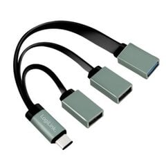 LogiLink UA0315 цена и информация | Адаптеры, USB-разветвители | pigu.lt