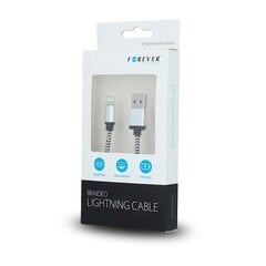 Forever USB - Lightning, 1м. цена и информация | Forever Мобильные телефоны и аксессуары | pigu.lt