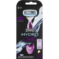 Бритва Wilkinson Sword Hydro Silk для женщин цена и информация | Косметика и средства для бритья | pigu.lt