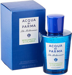 Parfumuota dušo želė Acqua di Parma Blu Mediterraneo Bergamotto Di Calabria Exhilarating, 200ml цена и информация | Мужская парфюмированная косметика | pigu.lt