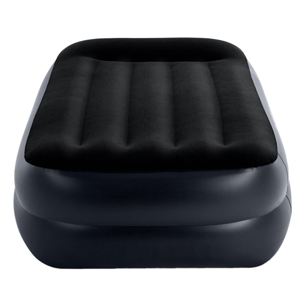Pripučiamas čiužinys Intex Dura-Beam Pillow Rest Twin 191x99x42 cm, su integruota pompa цена и информация | Pripučiami čiužiniai ir baldai | pigu.lt