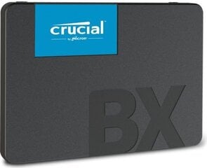 SSD|CRUCIAL|BX500|240GB|SATA 3.0|Write speed 500 MBytes/sec|Read speed 540 MBytes/sec|2,5"|TBW 80 TB|MTBF 1500000 hours|CT240BX500SSD1 kaina ir informacija | Внутренние жёсткие диски (HDD, SSD, Hybrid) | pigu.lt