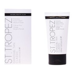 Savaiminio įdegio priemonė veidui St. Tropez Gradual Tan Everyday 50 ml, Medium Dark kaina ir informacija | Savaiminio įdegio kremai | pigu.lt