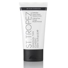 Savaiminio įdegio priemonė veidui St. Tropez Gradual Tan Everyday 50 ml, Medium Dark kaina ir informacija | Savaiminio įdegio kremai | pigu.lt