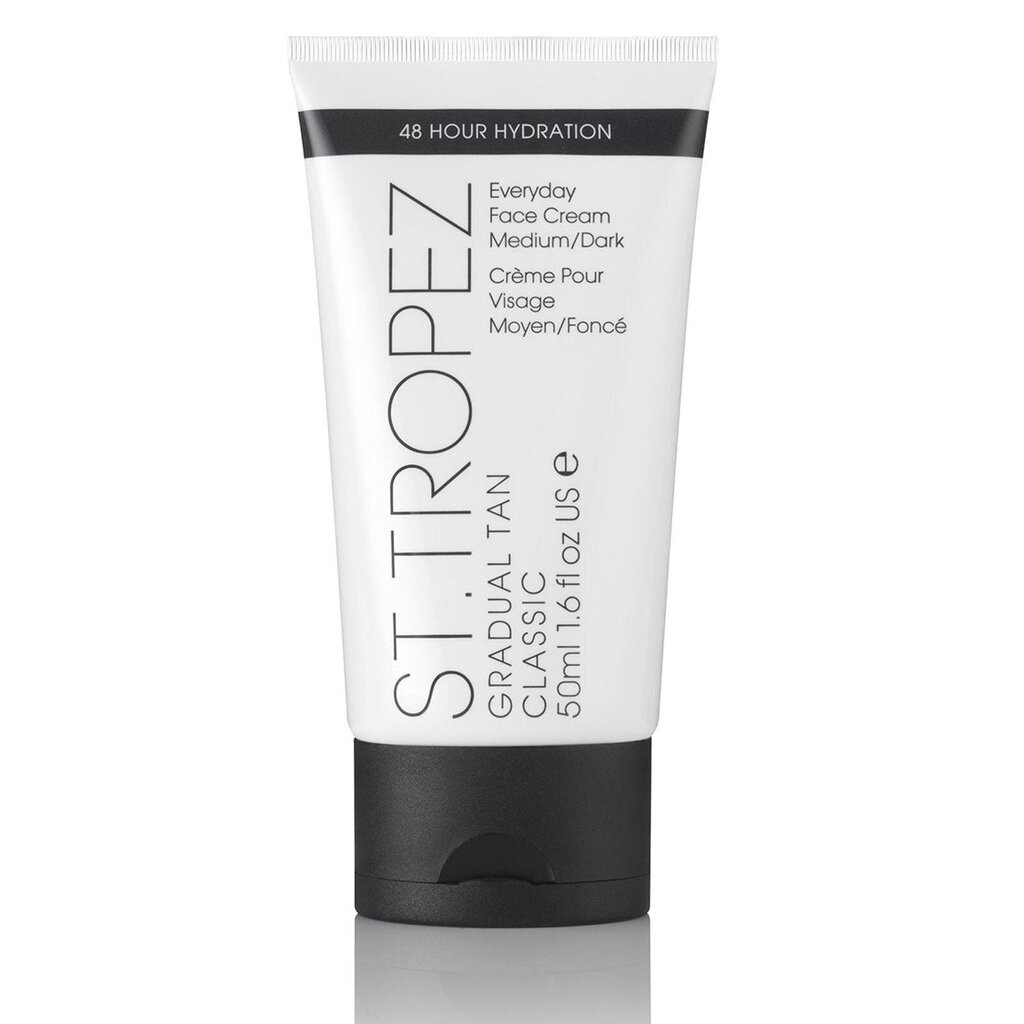 Savaiminio įdegio priemonė veidui St. Tropez Gradual Tan Everyday 50 ml, Medium Dark kaina ir informacija | Savaiminio įdegio kremai | pigu.lt