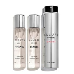 Мужская парфюмерия Allure Homme Sport Cologne Chanel EDC (3 шт) (20 мл) цена и информация | Мужские духи | pigu.lt