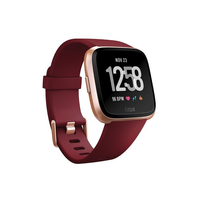 FitBit Versa, Rose Gold/Merlot Aluminium цена и информация | Išmanieji laikrodžiai (smartwatch) | pigu.lt