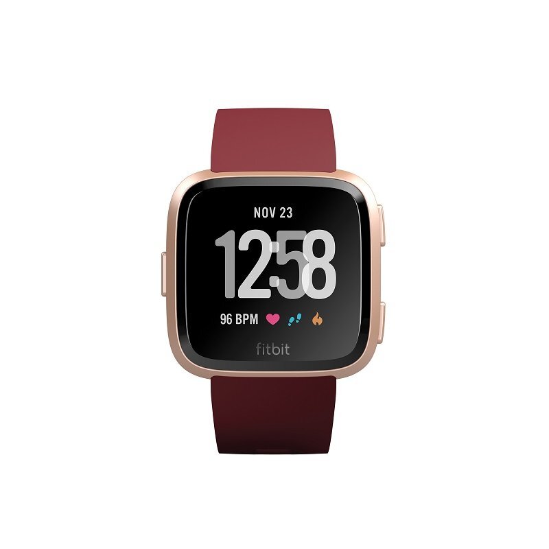 FitBit Versa, Rose Gold/Merlot Aluminium цена и информация | Išmanieji laikrodžiai (smartwatch) | pigu.lt