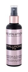 Фиксатор для макияжа Makeup Revolution London Hyaluronic Fixing Spray 100 мл цена и информация | Пудры, базы под макияж | pigu.lt