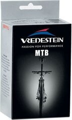 Велосипедная камера Vredestein MTB 26 x 1,30-1,70 (35/44-559), черный цвет цена и информация | Покрышки, шины для велосипеда | pigu.lt