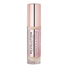 макияж Revolution Make Up Conceal & Define C3 (3,4 ml) цена и информация | Пудры, базы под макияж | pigu.lt