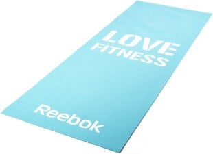 Тренировочный коврик Reebok Blue Love цена и информация | Коврики для йоги, фитнеса | pigu.lt