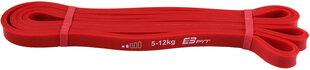 Pasipriešinimo guma Eb Fit, 5 - 12 kg, raudona kaina ir informacija | Pasipriešinimo gumos, žiedai | pigu.lt