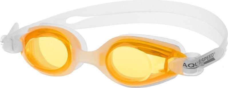 Plaukimo akiniai vaikams Aqua-Speed Ariadna 14, geltoni/balti цена и информация | Plaukimo akiniai | pigu.lt