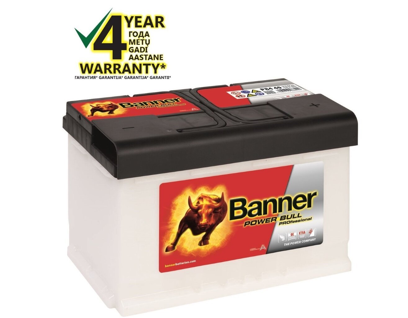 Akumuliatorius Banner Power Pro 84Ah 720A 12V kaina ir informacija | Akumuliatoriai | pigu.lt