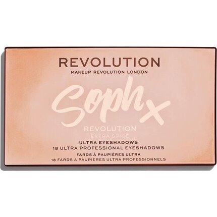 Akių šešėlių paletė Makeup Revolution London Sophx Extra Spice 14.4 g kaina ir informacija | Akių šešėliai, pieštukai, blakstienų tušai, serumai | pigu.lt