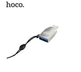 Hoco UA9 Универсальный OTG Адаптер Type-C на USB  Подключение Серебрянный цена и информация | Адаптеры, USB-разветвители | pigu.lt