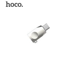 Hoco UA9 Универсальный OTG Адаптер Type-C на USB  Подключение Серебрянный цена и информация | Адаптеры, USB-разветвители | pigu.lt
