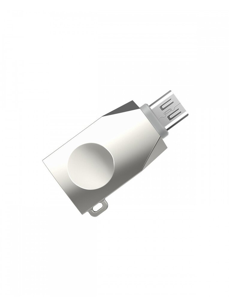 Universalus micro USB adapteris Hoco UA10 Micro, sidabrinis kaina ir informacija | Adapteriai, USB šakotuvai | pigu.lt