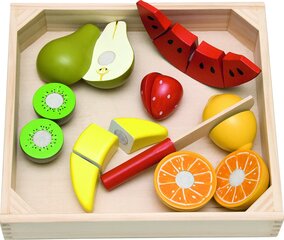 Игрушечные нарезные фрукты в коробке, Woody цена и информация | Игрушки для девочек | pigu.lt