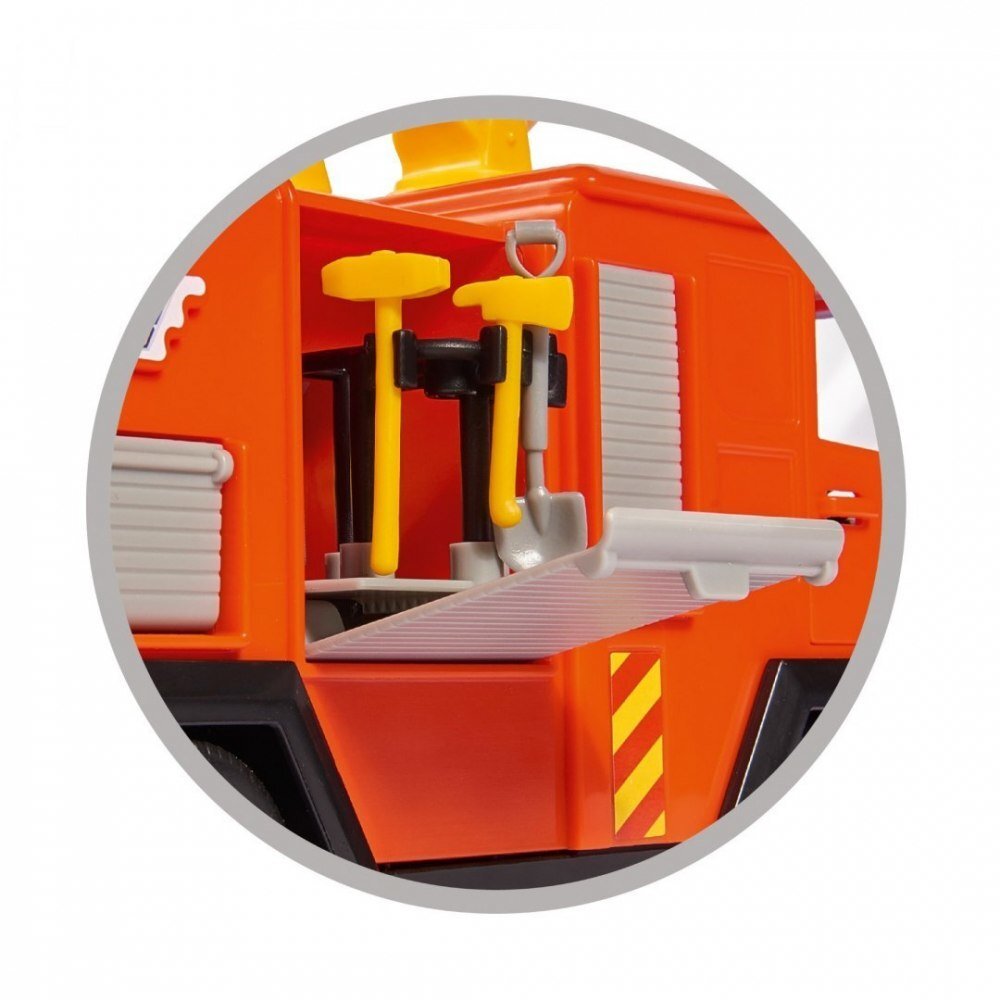 Gaisrinė mašina su šviesomis ir garsais Simba Dickie Toys Fireman Sam (Ugniagesys Semas) Jupiter + 2 figūrėlės kaina ir informacija | Žaislai berniukams | pigu.lt
