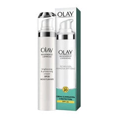 Осветляющий крем для лица Olay Regenerist Luminous SPF20 50 мл цена и информация | Кремы для лица | pigu.lt