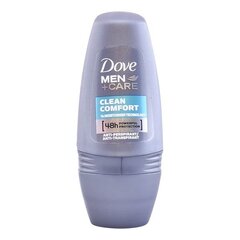 Шариковый дезодорант Dove Men Clean Comfort, 50 мл цена и информация | Дезодоранты | pigu.lt