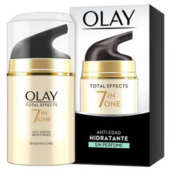 Увлажняющий антивозрастной крем Total Effects Olay (50 мл) цена и информация | Кремы для лица | pigu.lt