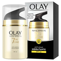 Увлажняющий антивозрастной крем Total Effects 7 In One Olay (50 мл) цена и информация | Кремы для лица | pigu.lt