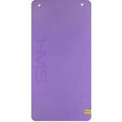 Gimnastikos kilimėlis HMS Preimum MFK01 110x55x1,5 cm, violetinis/juodas цена и информация | Коврики для йоги, фитнеса | pigu.lt