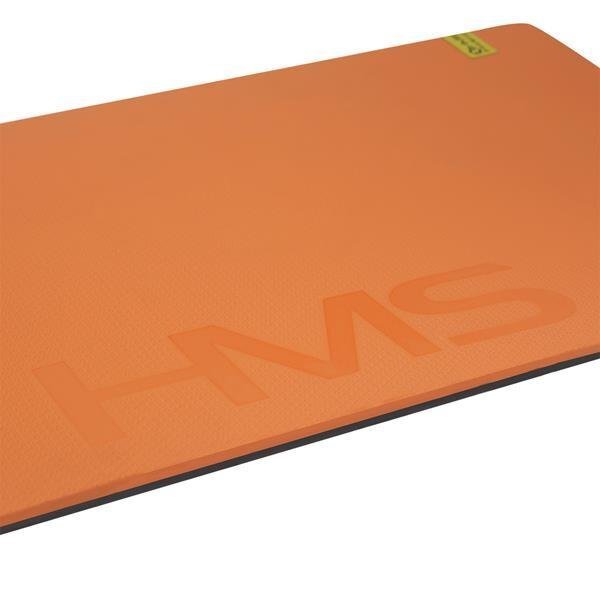 Gimnastikos kilimėlis HMS Premium MFK01 TPE 110x55x1,5 cm, oranžinis/juodas цена и информация | Kilimėliai sportui | pigu.lt