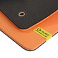 Gimnastikos kilimėlis HMS Premium MFK01 TPE 110x55x1,5 cm, oranžinis/juodas цена и информация | Kilimėliai sportui | pigu.lt