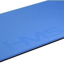 Gimnastikos kilimėlis HMS Premium MFK03 180x60x1,5 cm, juodas/mėlynas kaina ir informacija | Kilimėliai sportui | pigu.lt